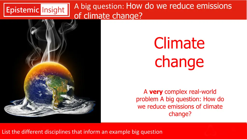 a big question how do we reduce emissions