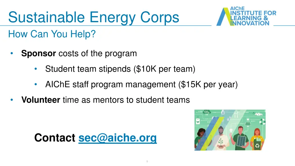 sustainable energy corps how can you help