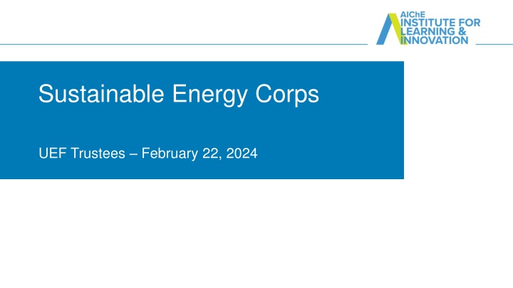 sustainable energy corps