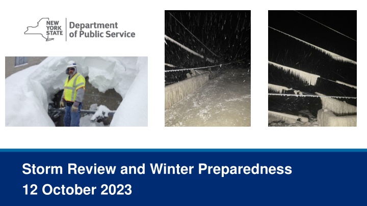 storm review and winter preparedness 12 october