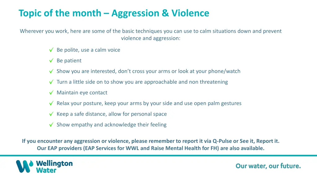 topic of the month aggression violence 3