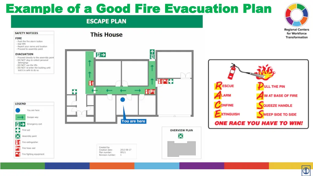 example of a good fire evacuation plan example