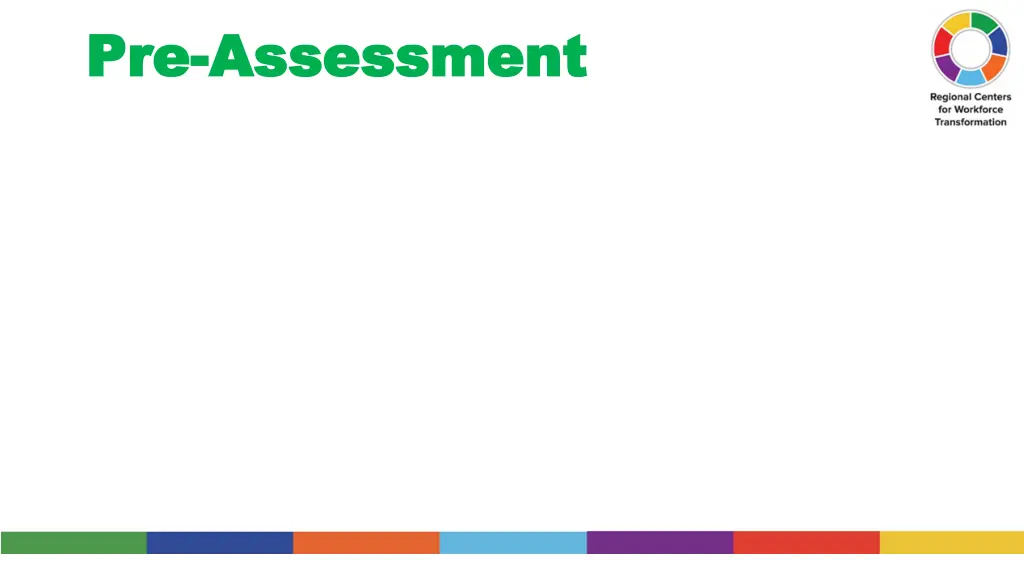 pre pre assessment assessment 1