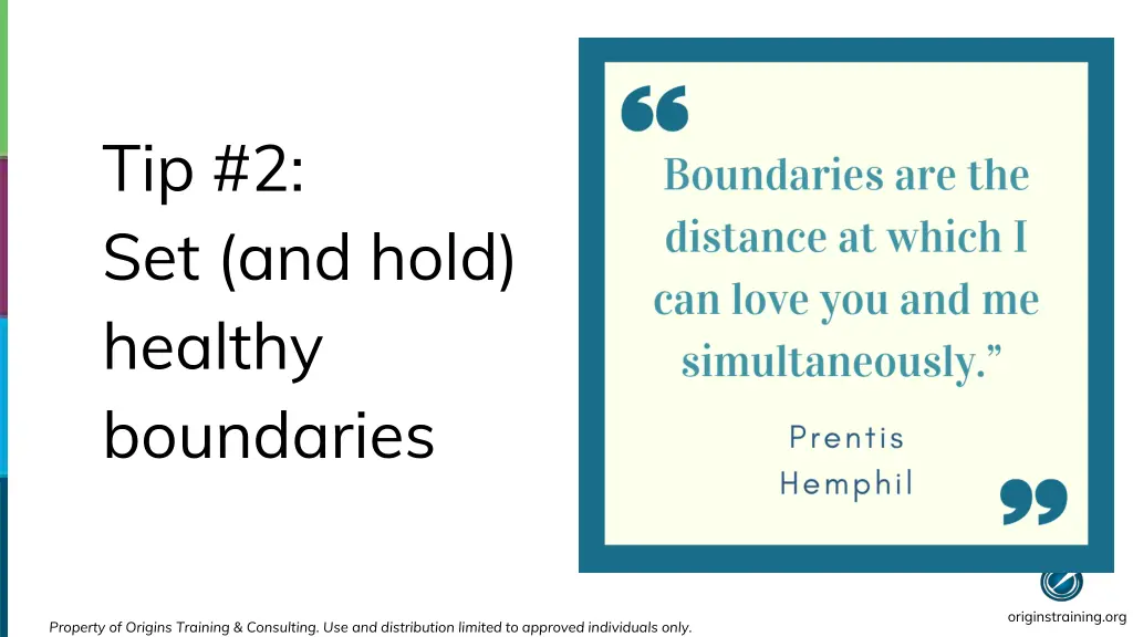 tip 2 set and hold healthy boundaries