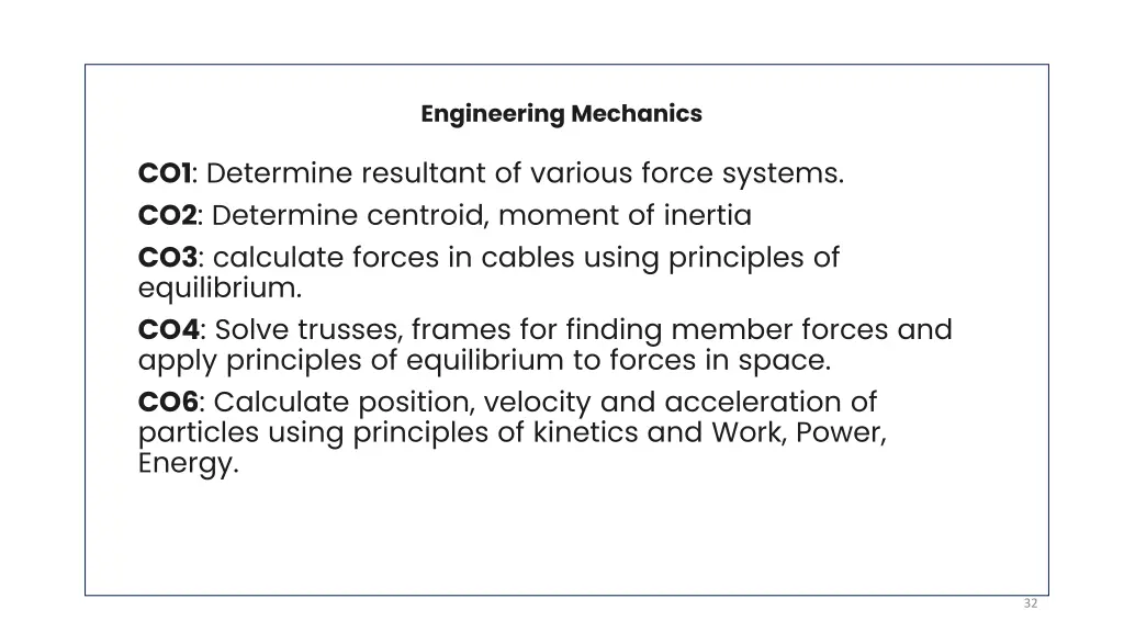 engineering mechanics