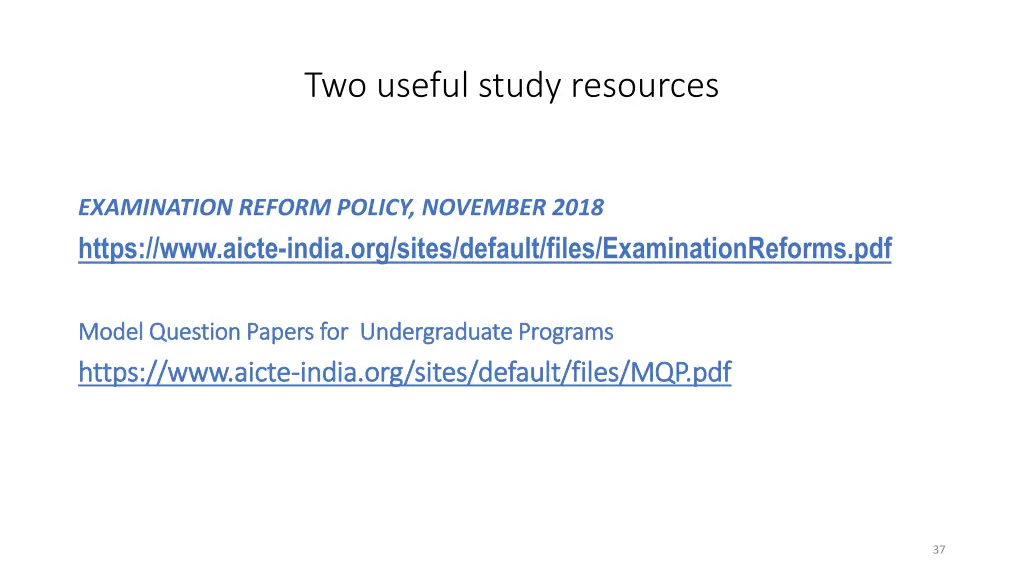 two useful study resources