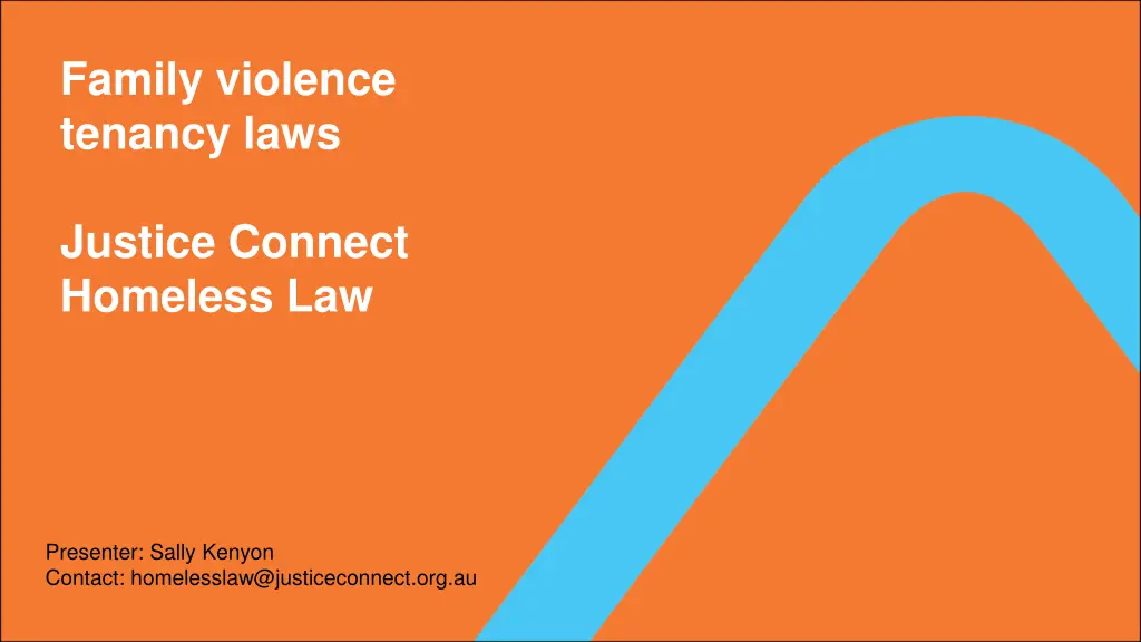 family violence tenancy laws