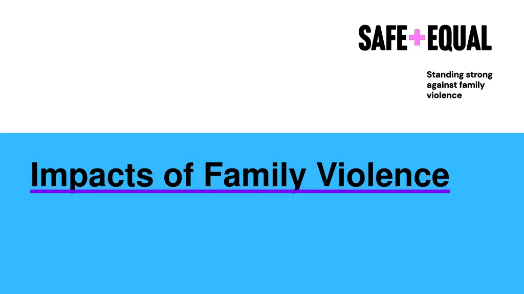 impacts of family violence