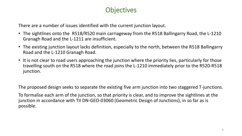 objectives objectives