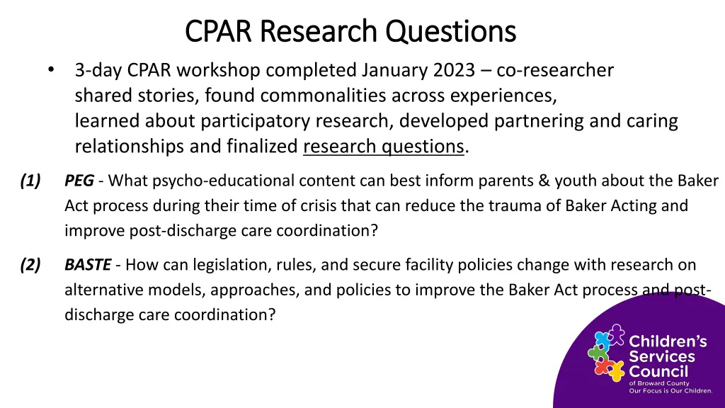 cpar research questions cpar research questions