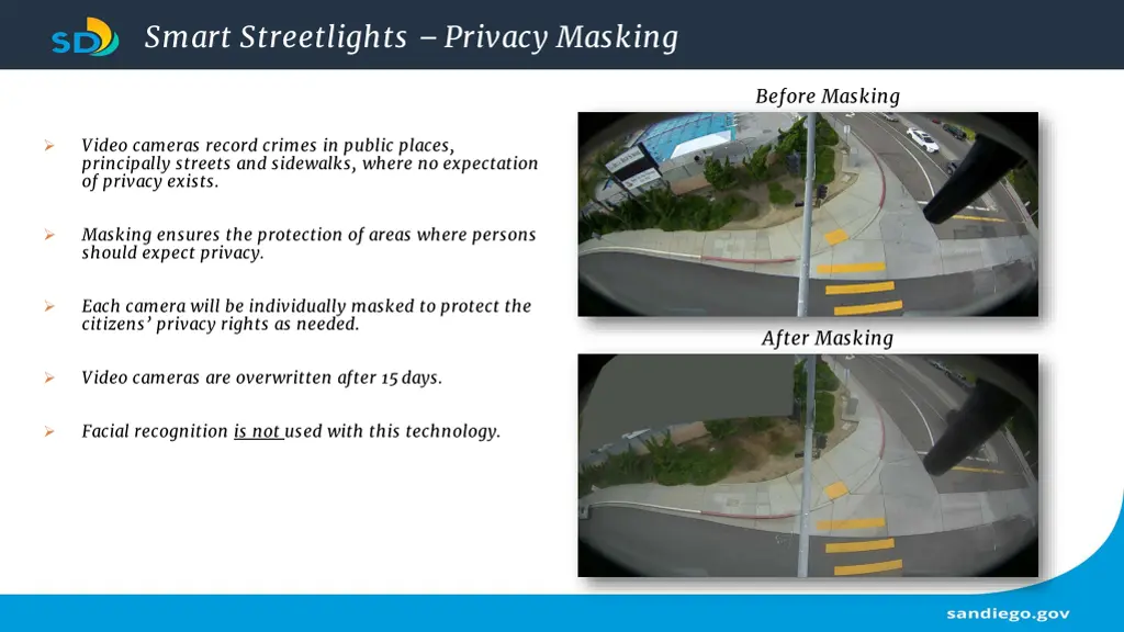 smart streetlights privacy masking