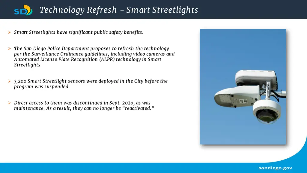 technology refresh smart streetlights