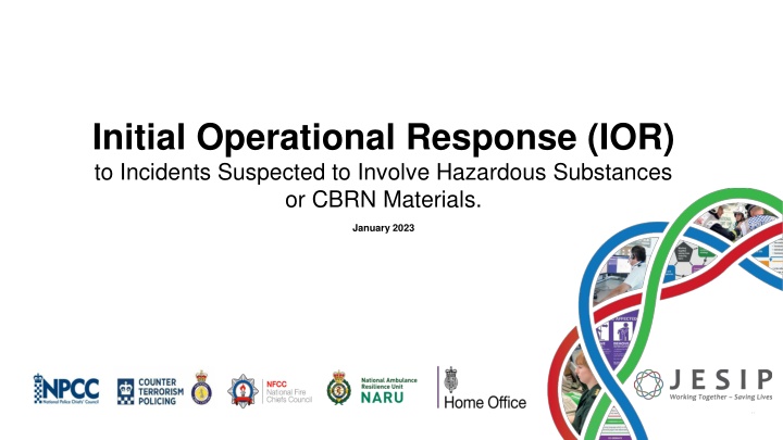 initial operational response ior to incidents