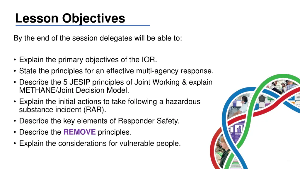 lesson objectives 1