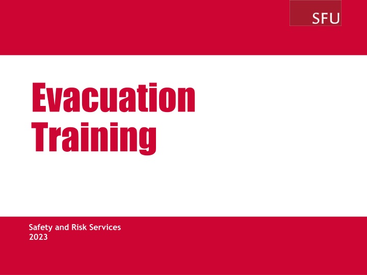 evacuation training