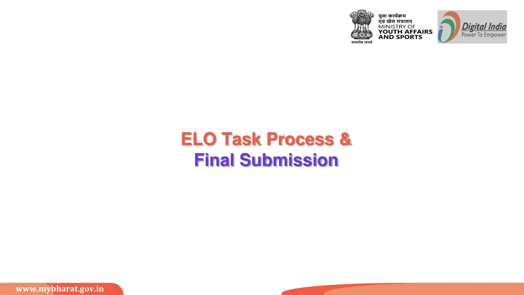 elo task process final submission