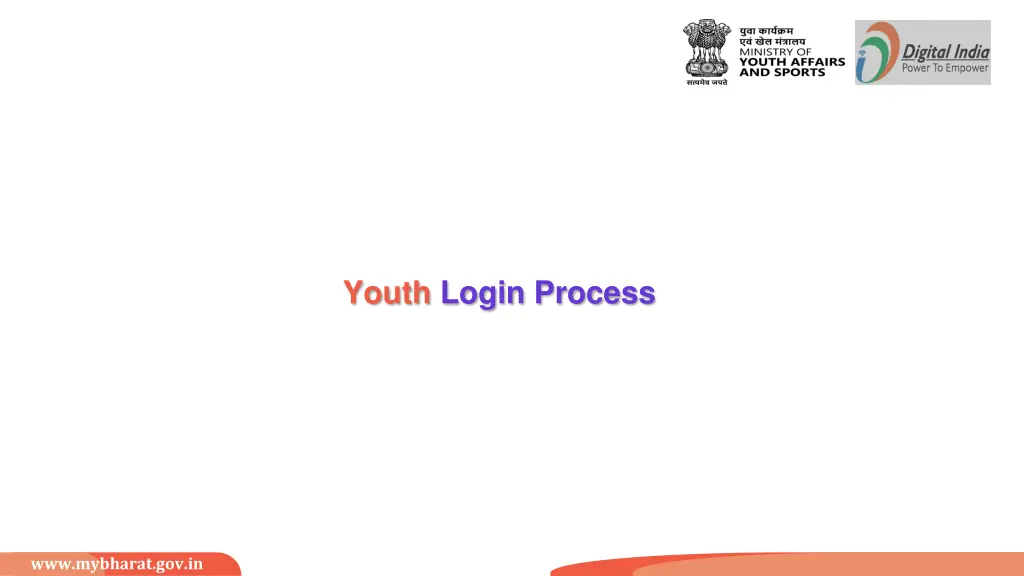 youth login process