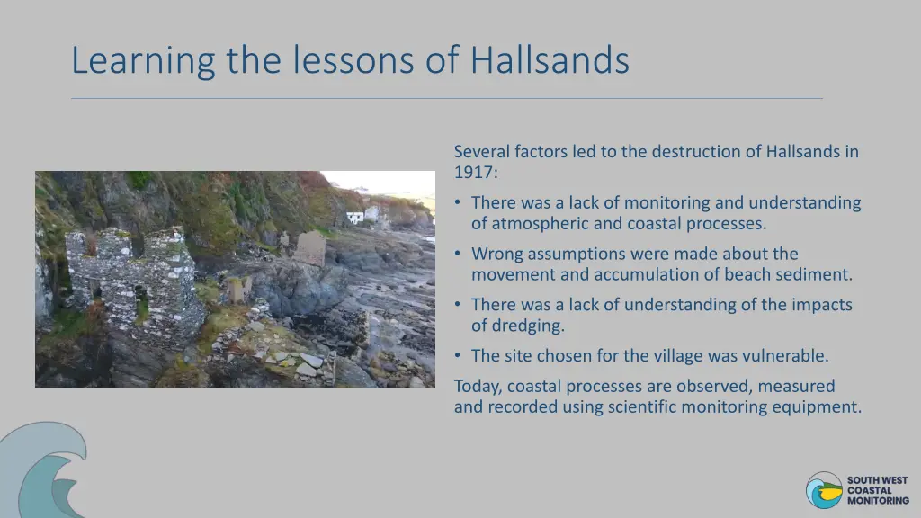 learning the lessons of hallsands