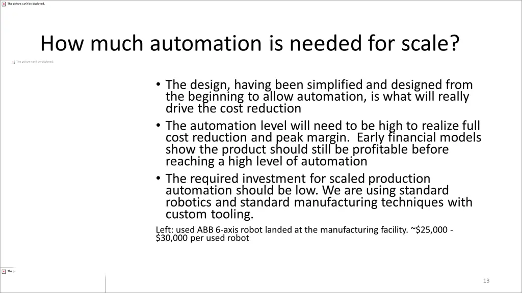 how much automation is needed for scale