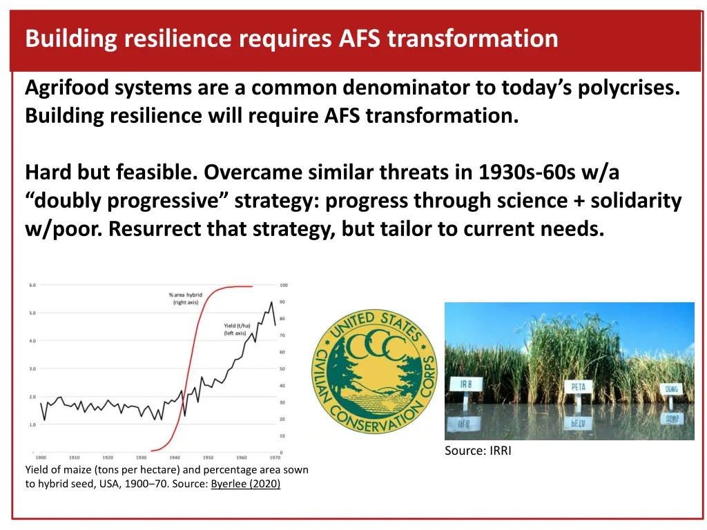 building resilience requires afs transformation