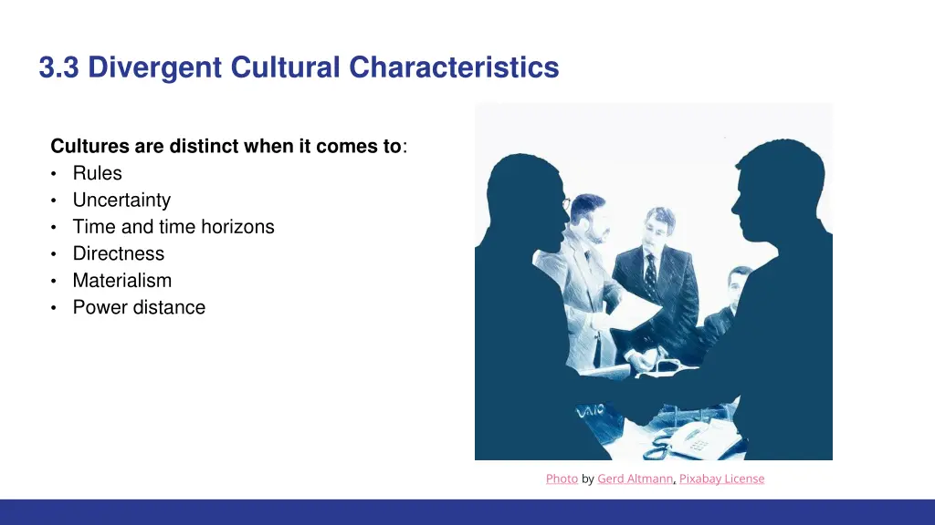 3 3 divergent cultural characteristics