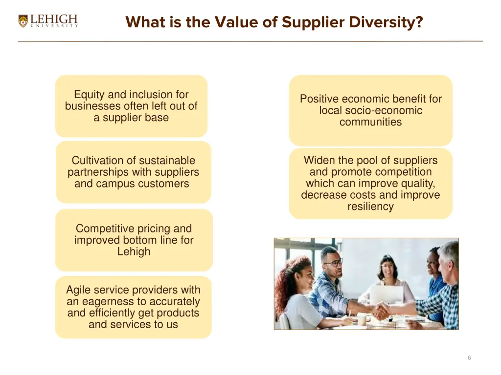 what is the value of supplier diversity