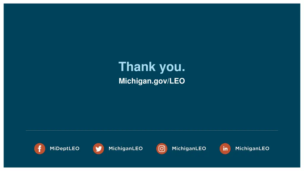 thank you michigan gov leo