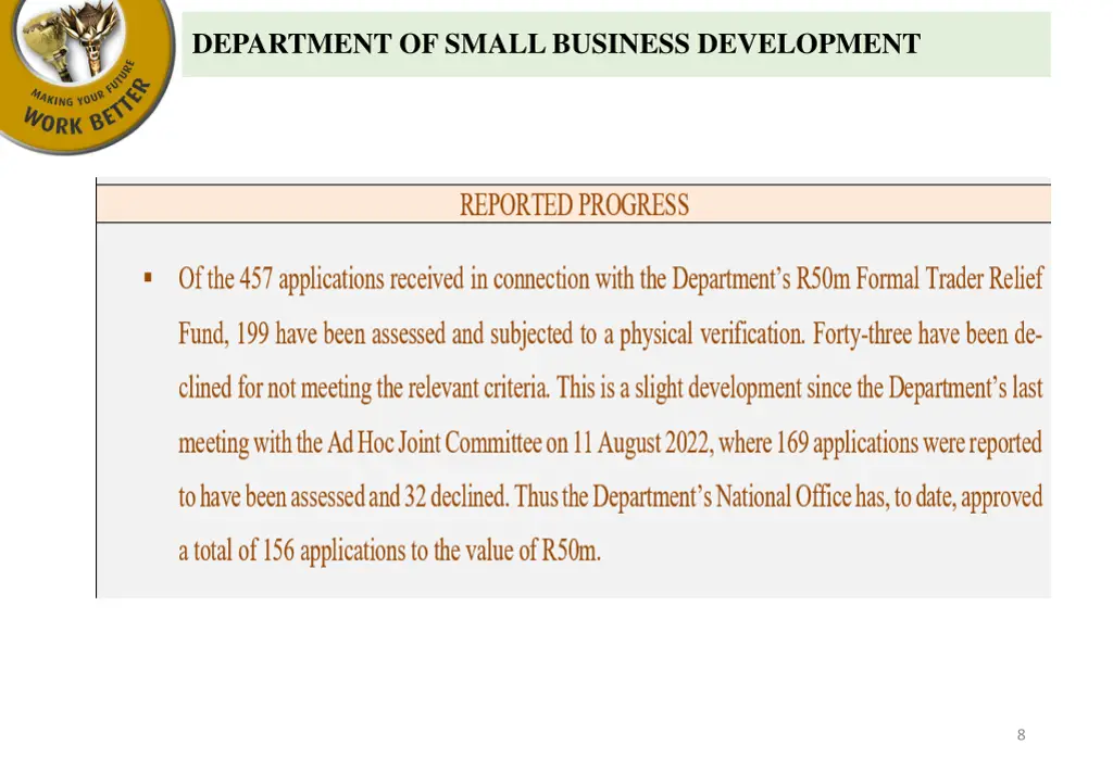 department of small business development 1