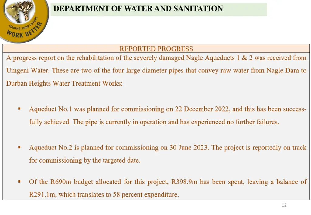 department of water and sanitation 1