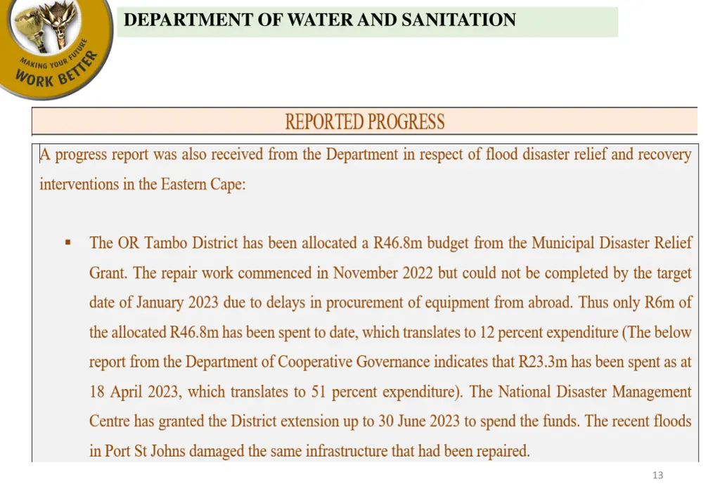 department of water and sanitation 2