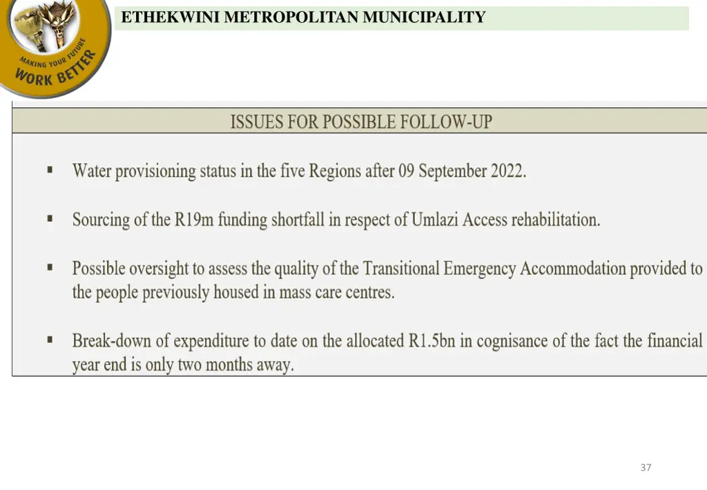 ethekwini metropolitan municipality 7