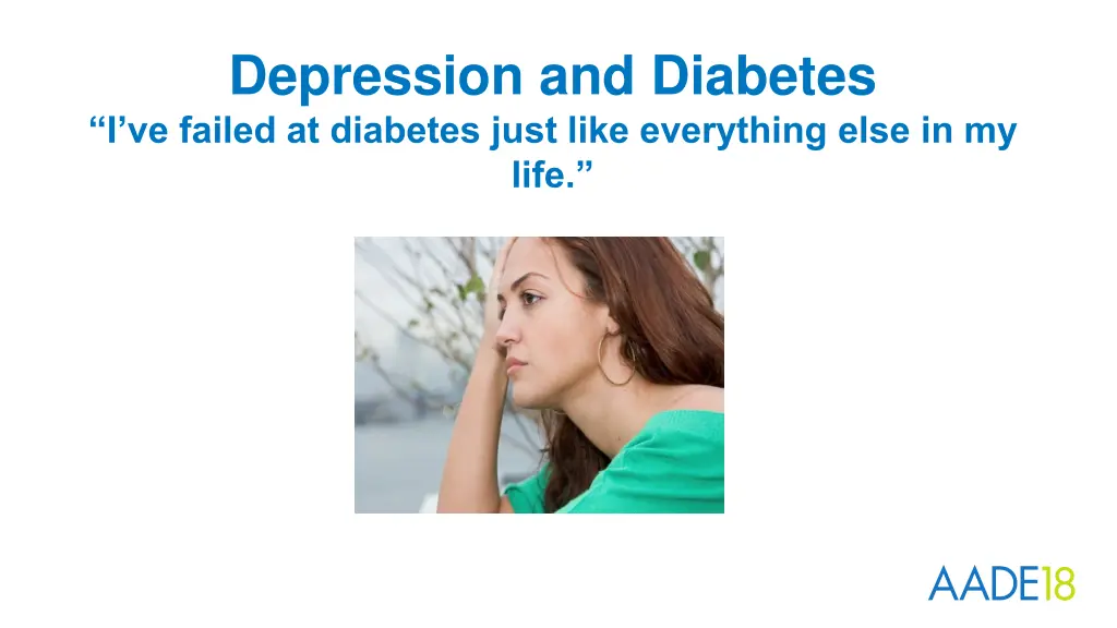 depression and diabetes i ve failed at diabetes
