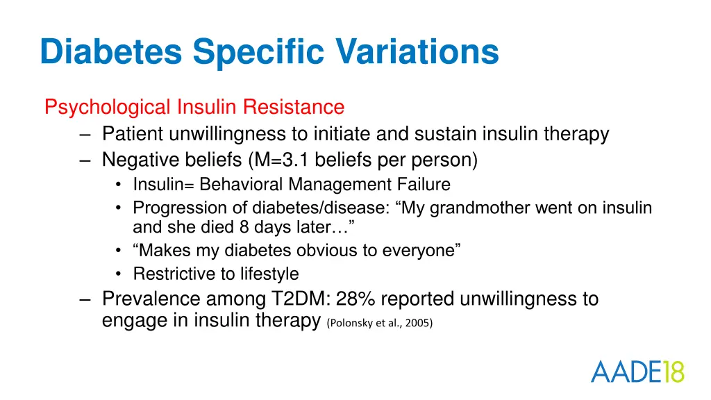 diabetes specific variations 1