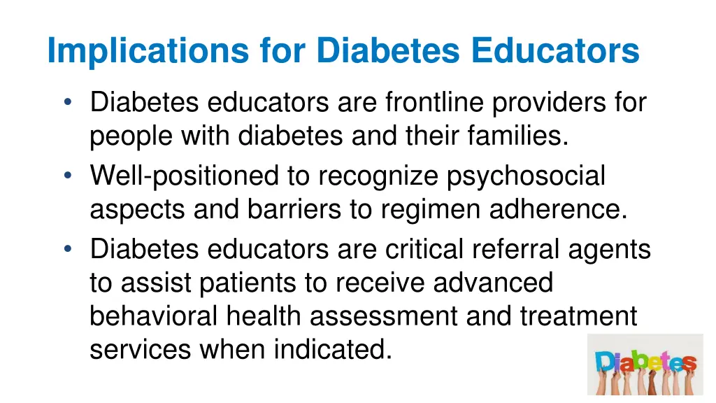 implications for diabetes educators 1