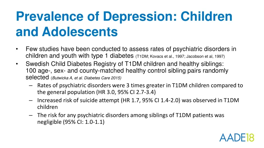 prevalence of depression children and adolescents