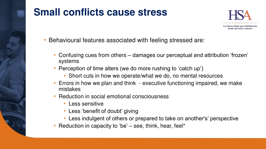 small conflicts cause stress