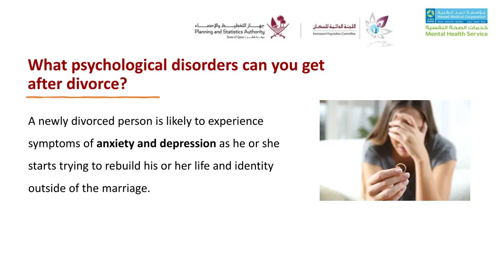 what psychological disorders can you get after