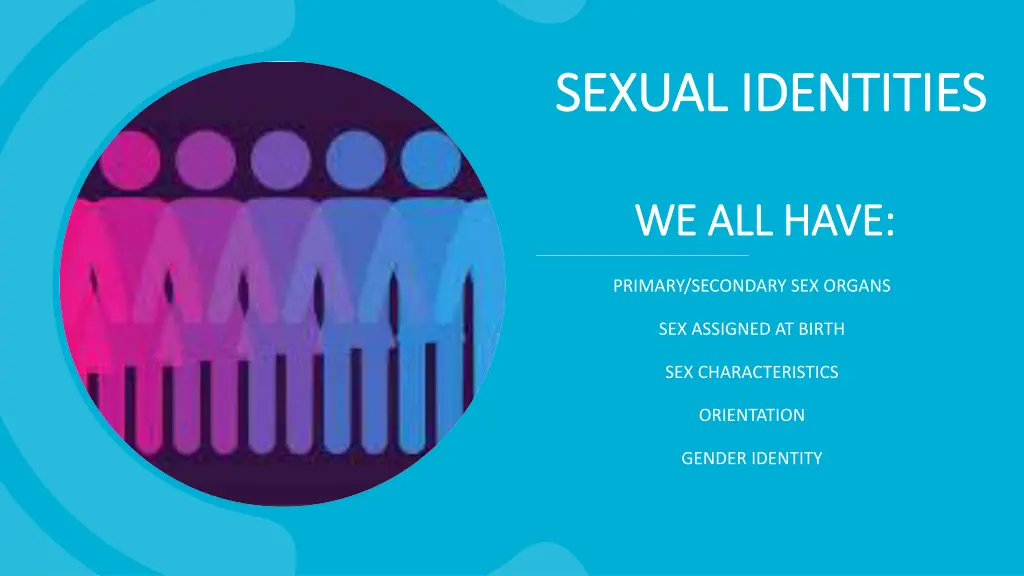 sexual identities sexual identities