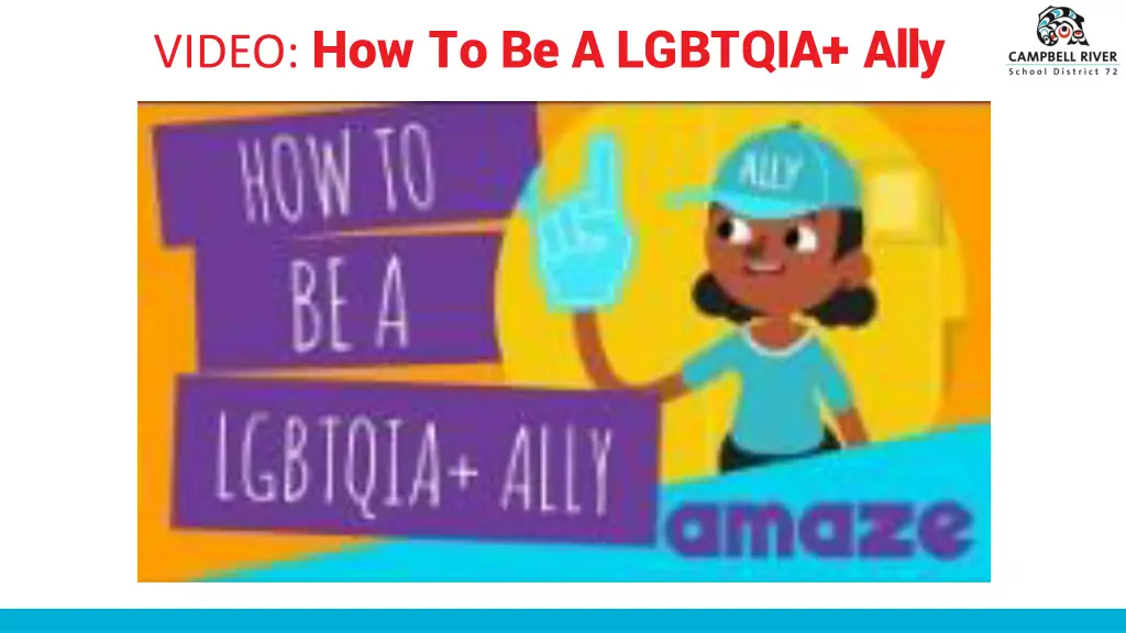 video how to be a lgbtqia ally