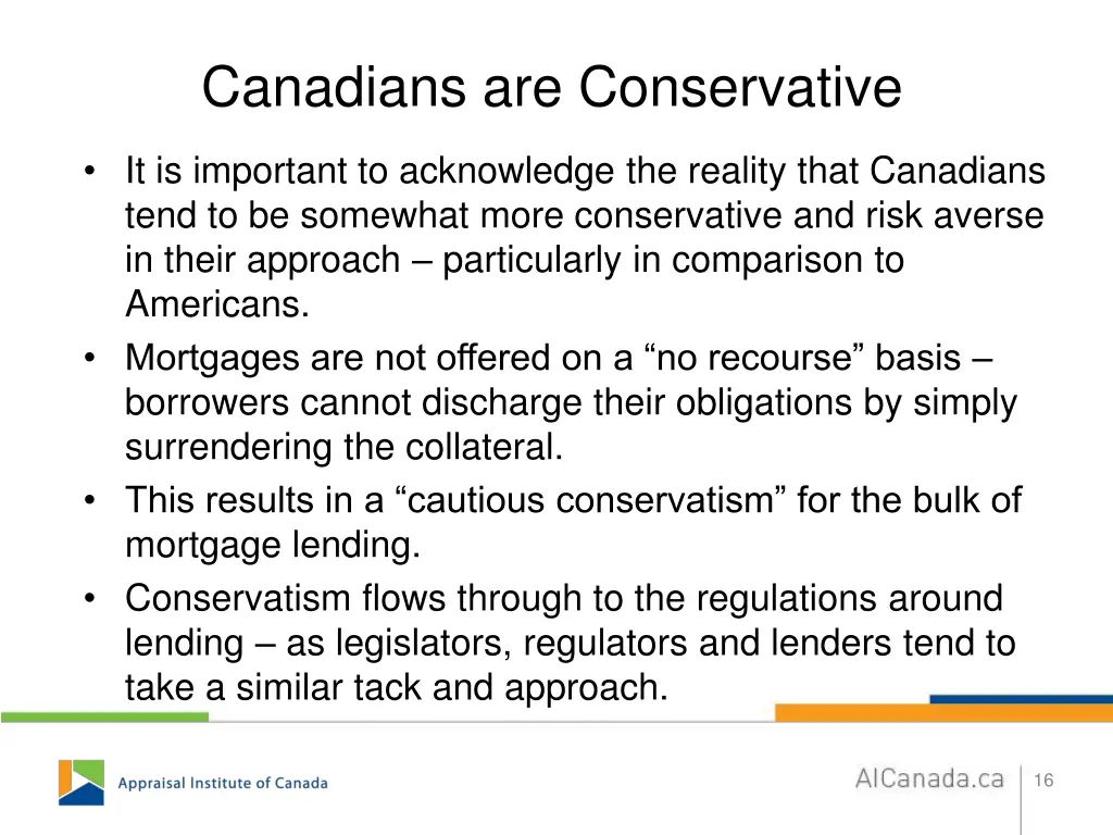 canadians are conservative