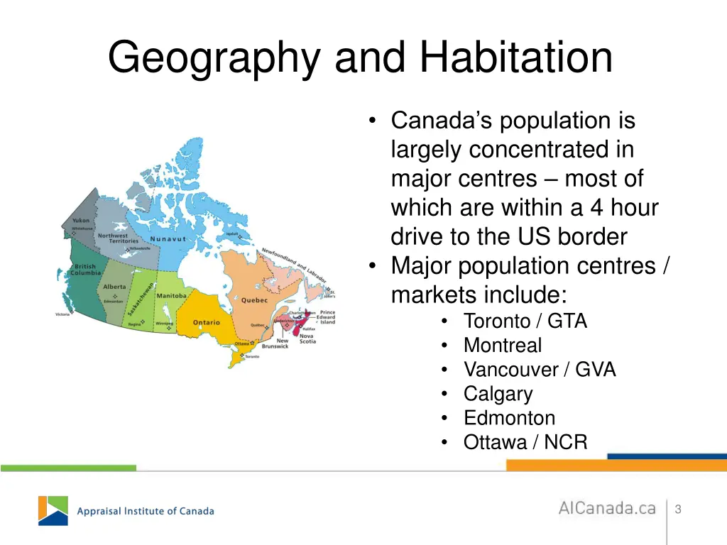 geography and habitation