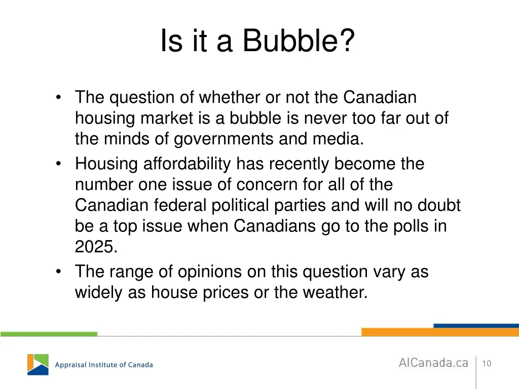 is it a bubble