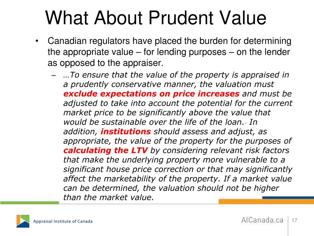 what about prudent value