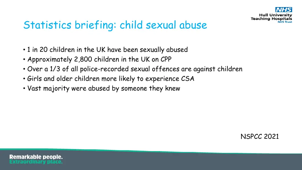 statistics briefing child sexual abuse