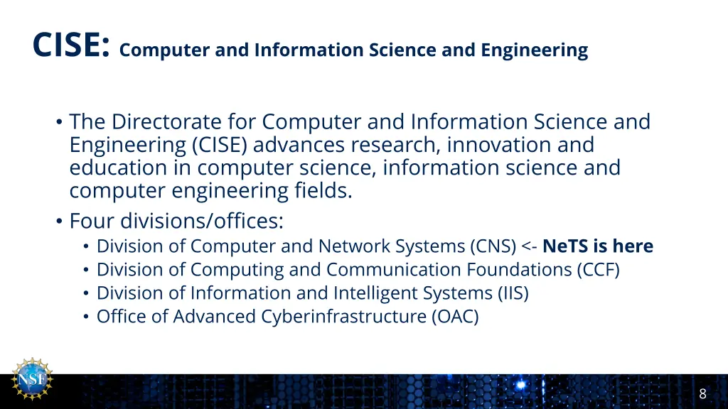 cise computer and information science