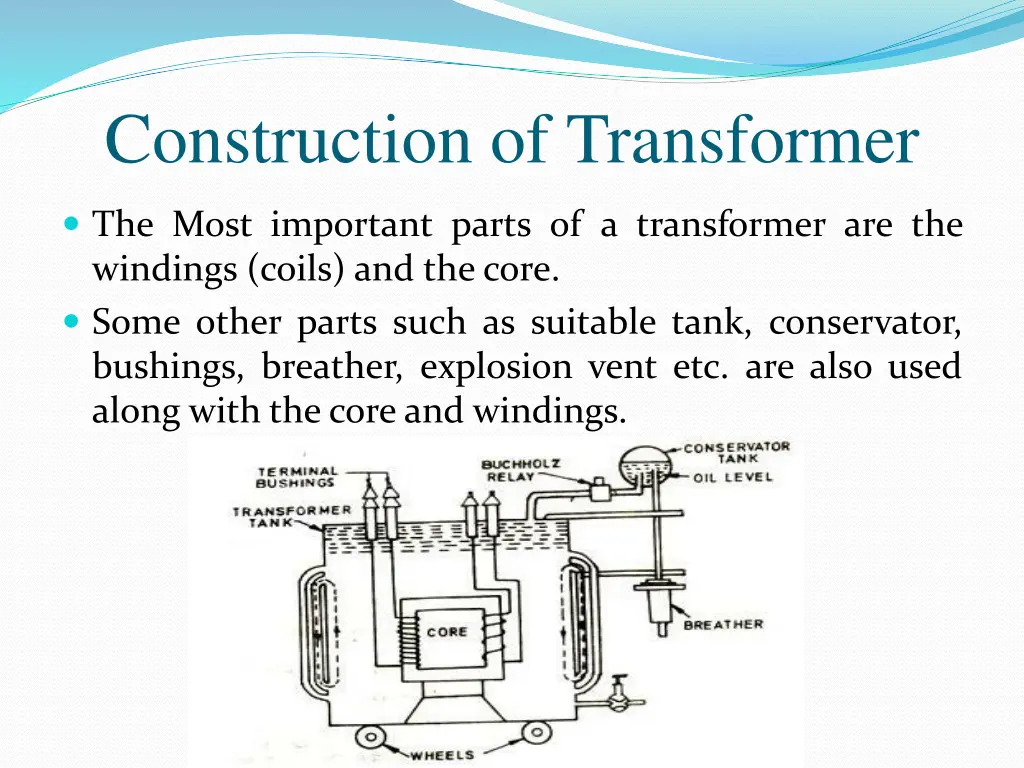 construction of transformer