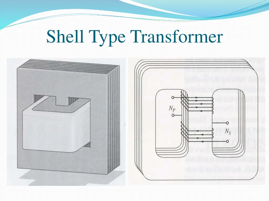 shell type transformer