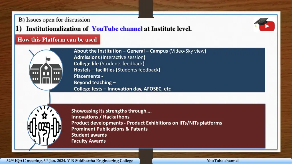 b issues open for discussion 2