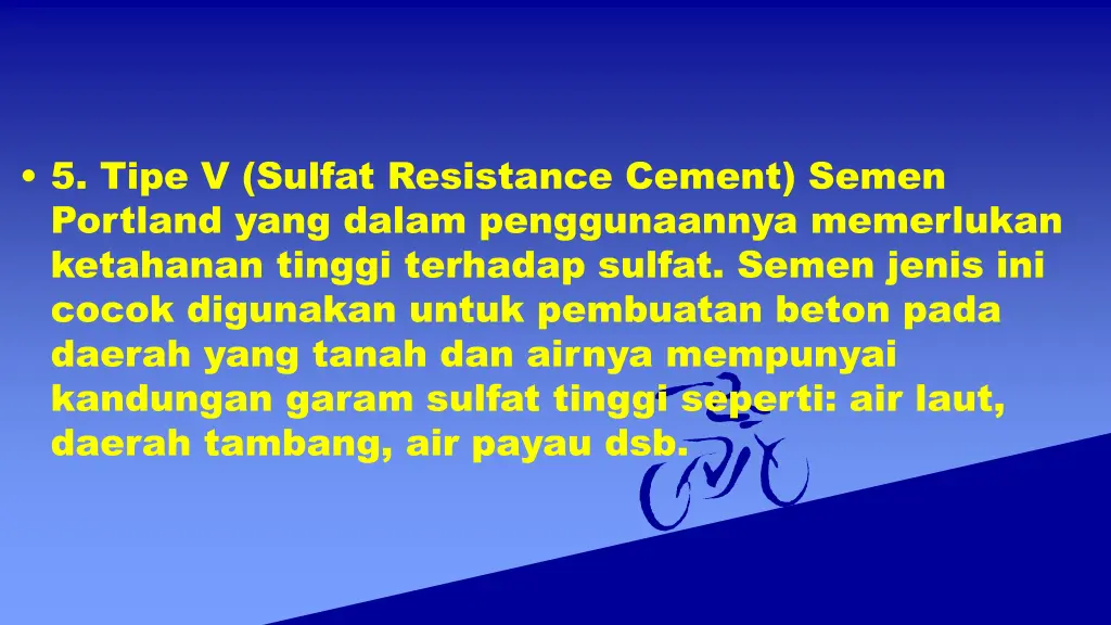 5 tipe v sulfat resistance cement semen portland