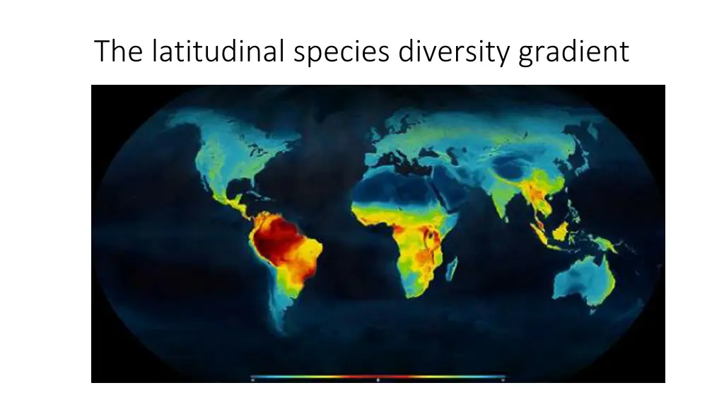 the latitudinal species diversity gradient
